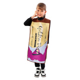 Charlie and the Chocolate Factory Movie Kids Children Gold Coupon Cosplay Costume Outfits Suit