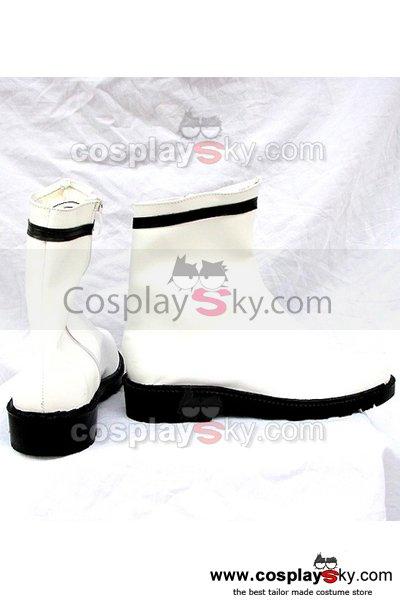 Classical White Boots Shoes Custom Made