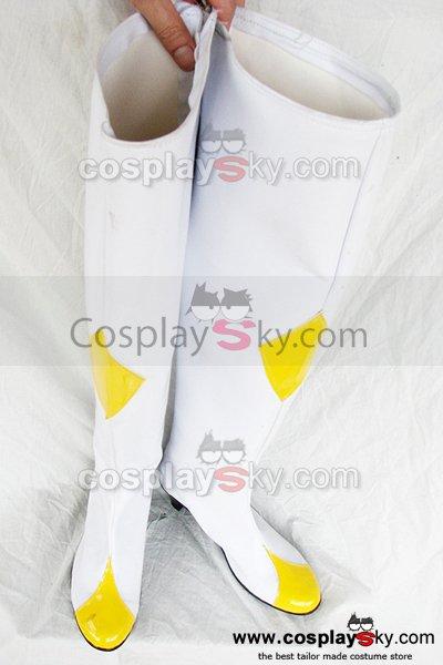 Code Geass: Lelouch of the Rebellion White Cosplay Boots