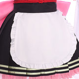 Demon Slayer Kanroji Mitsuri Cosplay Costume Maid Outfit