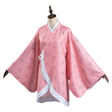 Demon Slayer: Kimetsu no Yaiba Kamado Nezuko Cosplay Costume Kimono Coat