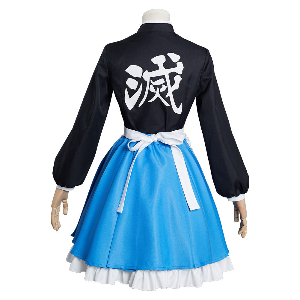 Demon Slayer Hashibira Inosuke Halloween Carnival Suit Cosplay Costume Maid Dress Outfits Re-creation Design