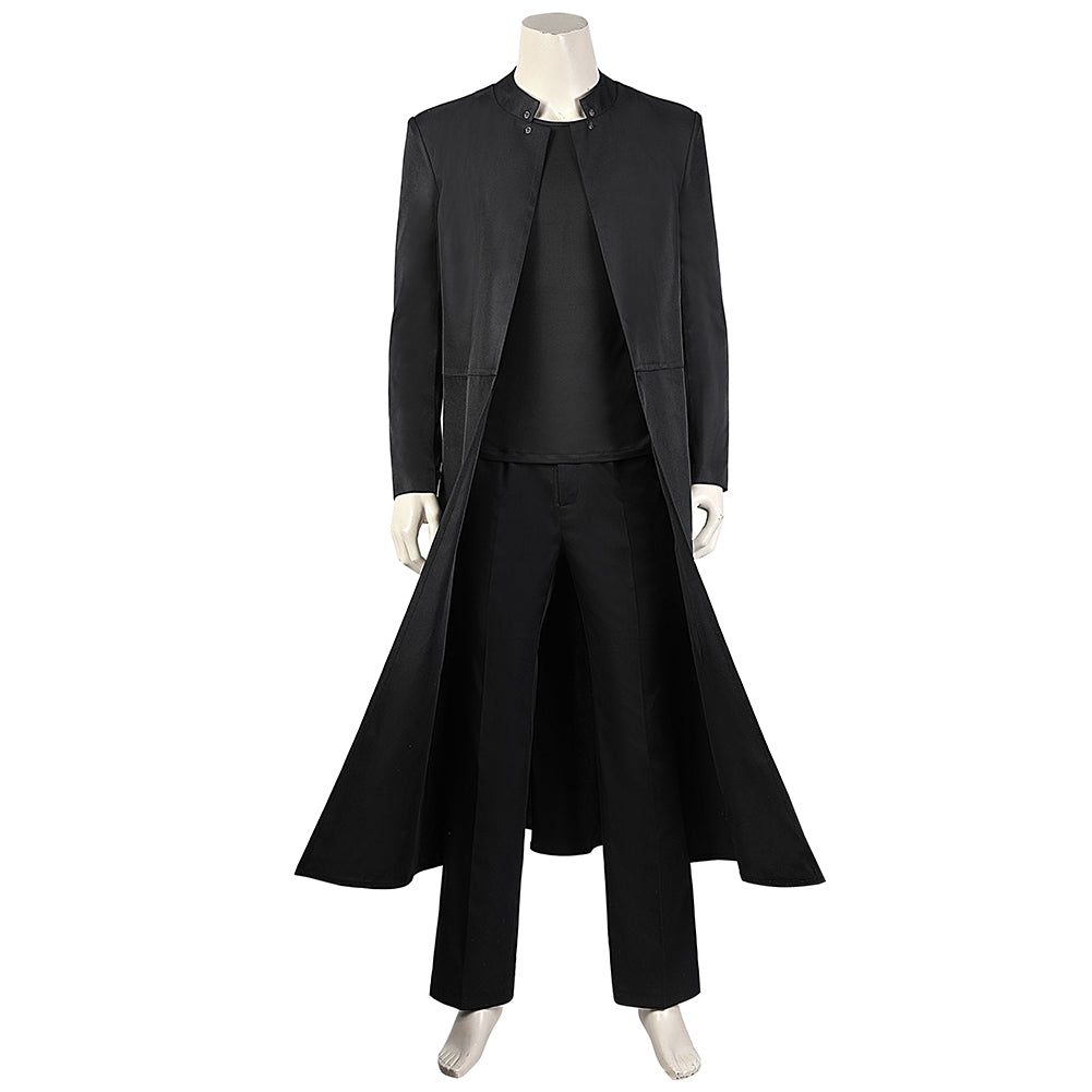 The Matrix: Resurrections Neo Halloween Carnival Suit Cosplay Costume Coat Pants Outfits