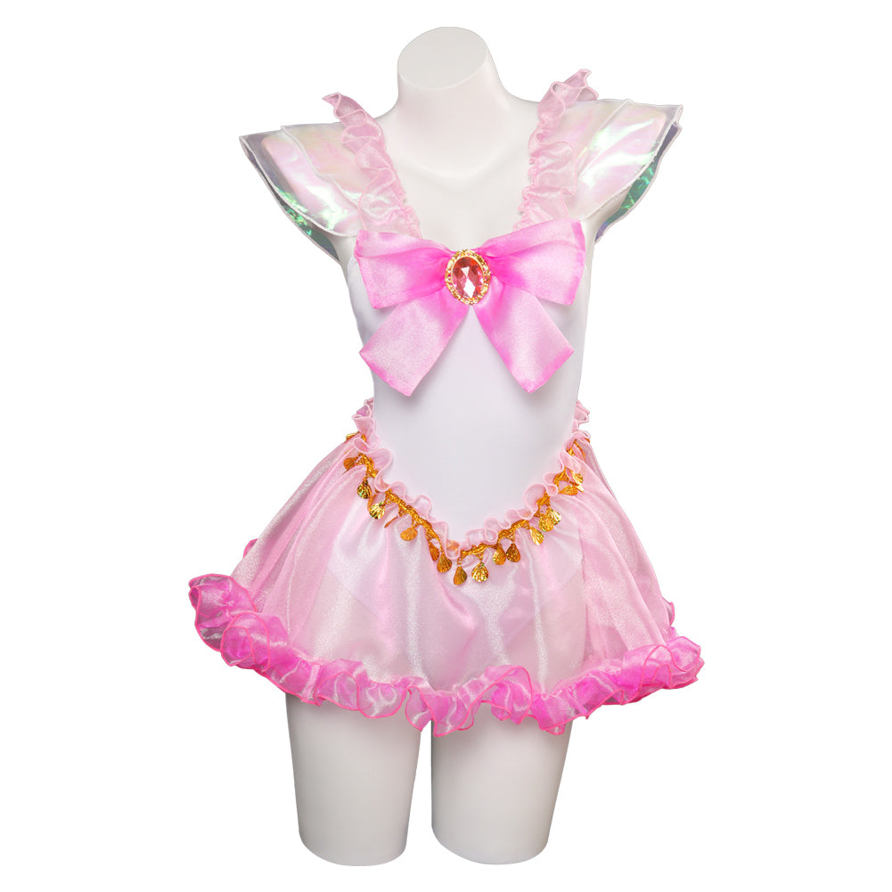 sailor moon pink dress Sailor Moon Stars Sheer Midaxi Dress
