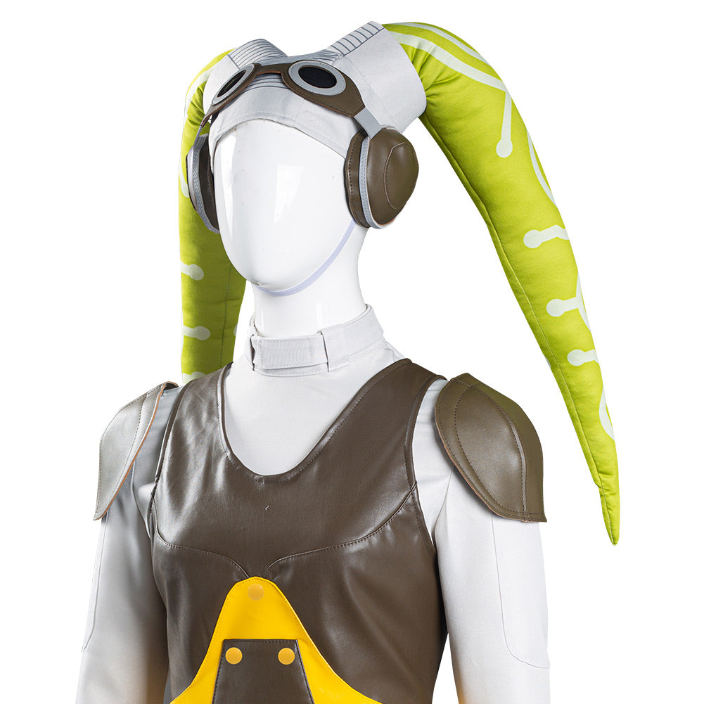 Rebels Hera Syndulla Halloween Carnival Suit Cosplay Costume Women Vest Pants Outfits
