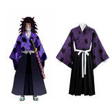 Anime Demon Slayer Kokushibo Cosplay Costume Outfits Halloween Carnival Suit