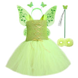 Tinker Bell Cosplay Costume Kids Girls Tutu  Dress Outfits Halloween Carnival Party Disguise Suit