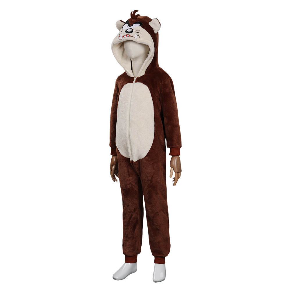 Animal Tasmanian Devil Halloween Carnival Suit Cosplay Costume Jumpsuit Sleepwear Pajams Outfits Kids Children