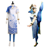 Street Fighter 6 SF Chun-Li Cosplay Costume Outfits Halloween Carnival Suit