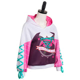 Spider-Man: Into the Spider Verse Gwen Stacy Hoodie Sweater​ Halloween Carnival Cosplay Costume 