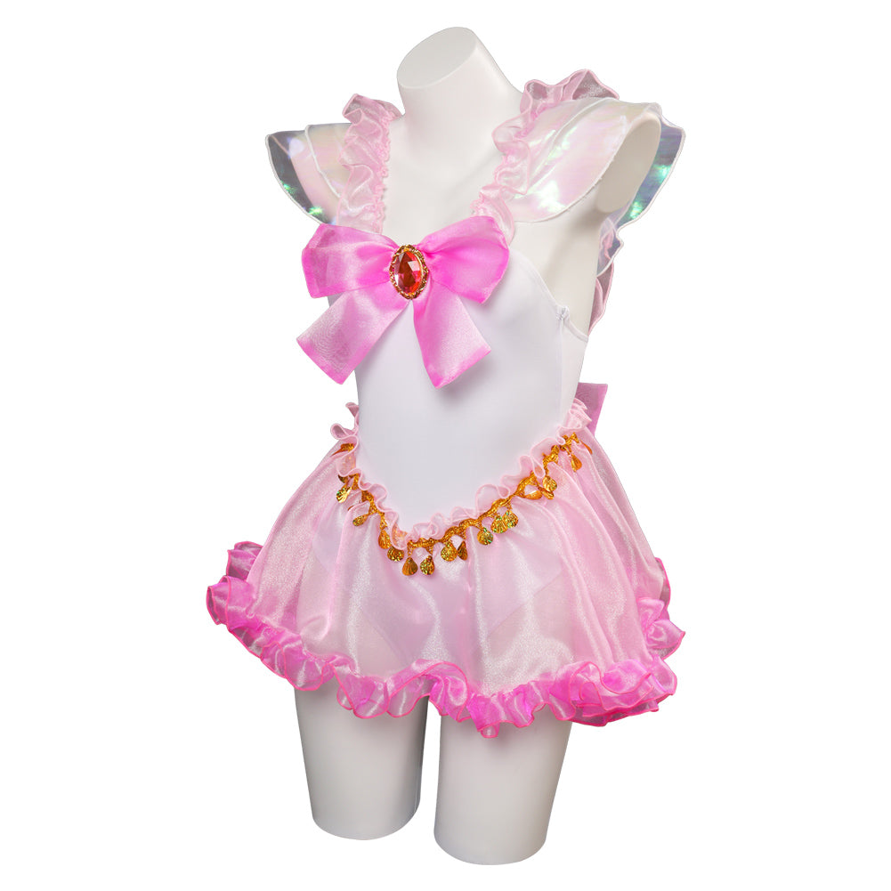 Sailor Moon Chibiusa Pink Swimsuit Outfits Halloween Carnival Original Design Cosplay Costume