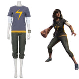 Avengers-Ms. Marvel Kamala Khan Halloween Carnival Suit Cosplay Costume Outfit