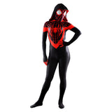 Spider-Man Miles Morales Cosplay Costume Jumpsuit Outfit sHalloween Carnival Suit