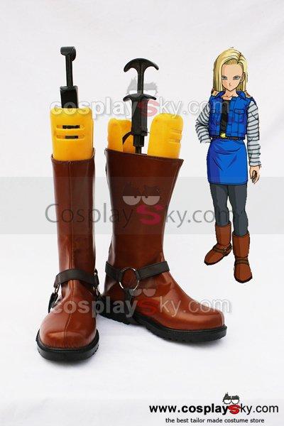 Dragon Ball Z 18Gou Cosplay Boots Shoes