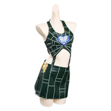 JoJo‘s Bizarre Adventure Stone Ocean Jolyne Cujoh Halloween Carnival Suit Cosplay Costume Skirt Outfits