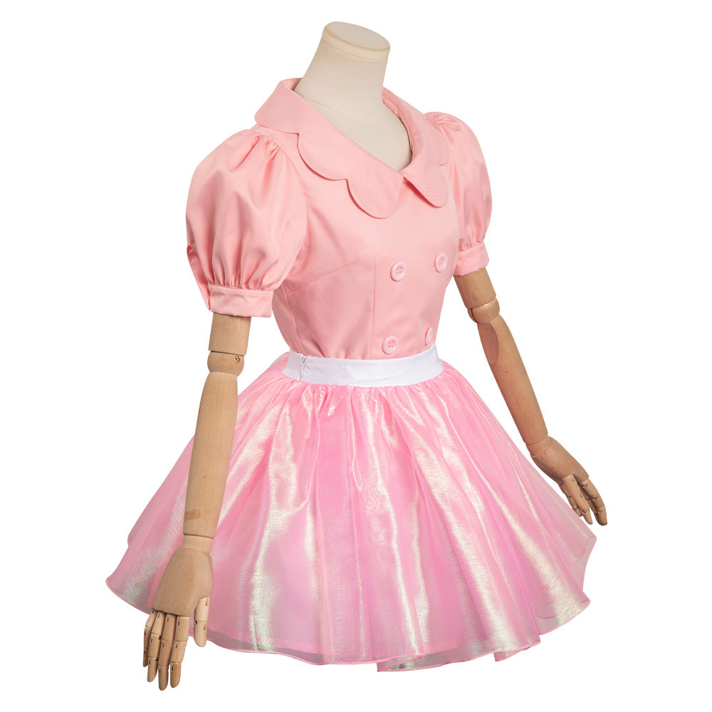 Barbie Movie Yarn Skirt Pink Outfits Halloween Carnival Suit Cosplay Costume