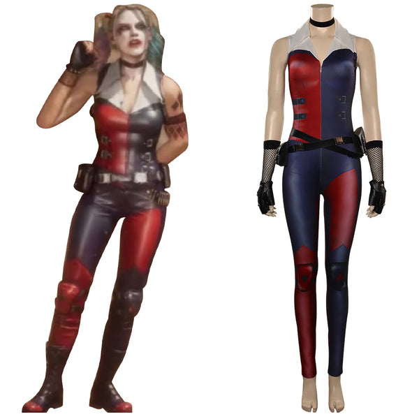 Mortal Kombat Harleen Halloween Carnival Party Suit Cosplay Costume Ou ...