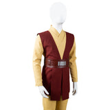 Caleb Dume Halloween Carnival Suit Cosplay Costume Outfits Kids Jedi Knight Robe