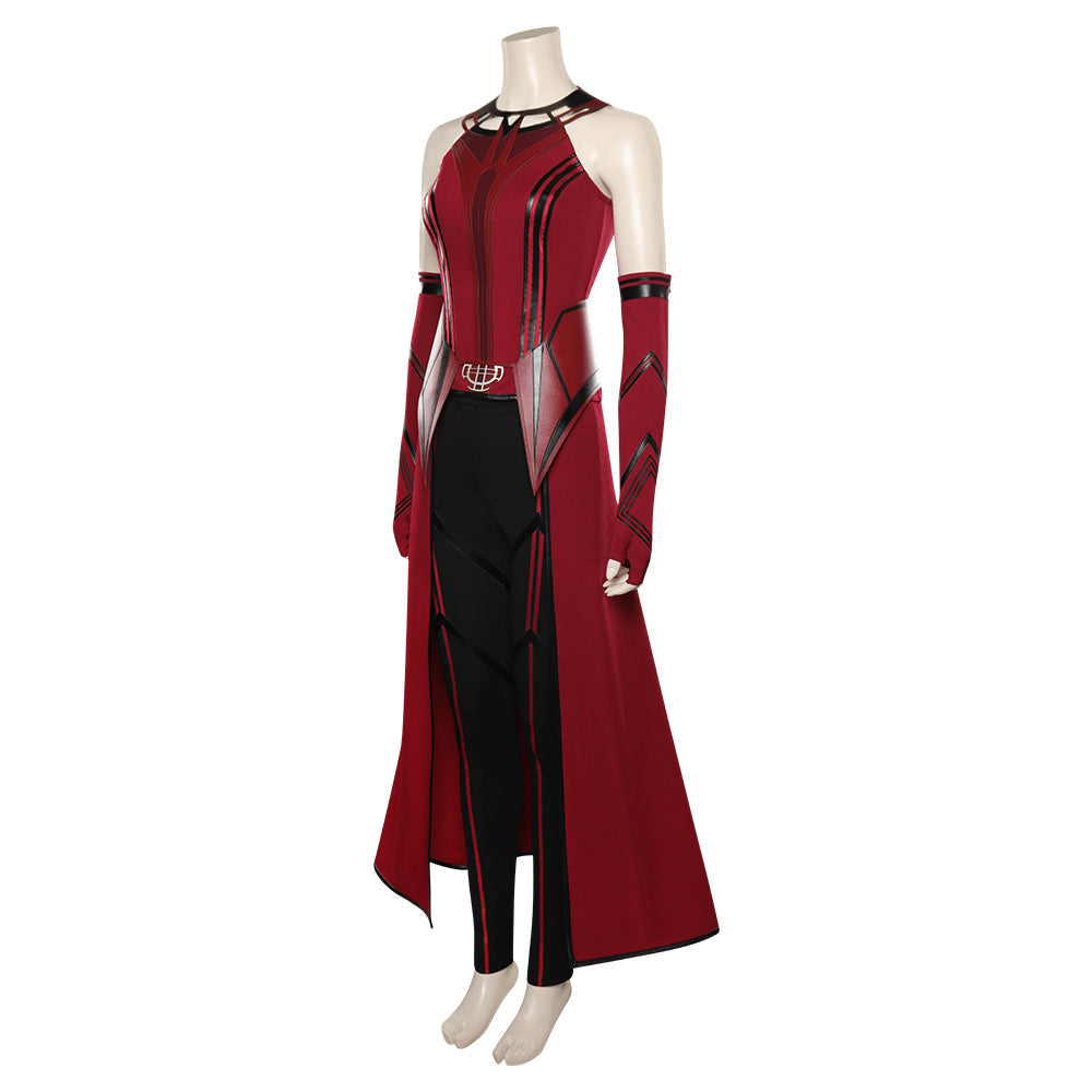 Doctor Strange in the Multiverse of Madness  Scarlet Witch Wanda Cosplay Costumes Outfits Halloween Carnival Suit