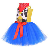 Toy Story 4 Jessie Bubble Dress Halloween Cosplay Costume Kids Little Girls