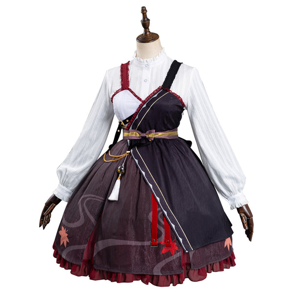 Genshin Impact Kazuha Halloween Carnival Suit Cosplay Costume Lolita D ...