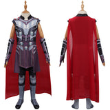 Kids Children Thor: Love and Thunder Thor Cosplay Costume Jumpsuit Cloak Outfits Halloween Carnival Suit