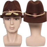 Ernest Burkhart Cosplay Hat Cap Halloween Party Carnival Costume Accessories Movie Killers of the Flower Moon