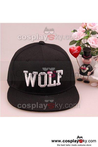 EXO WOLF LUHAN KRIS Black Baseball Cap Hat