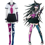 Super Danganronpa 2-Ibuki Mioda Halloween Carnival Suit Cosplay Costume School Uniform Dress Outfits