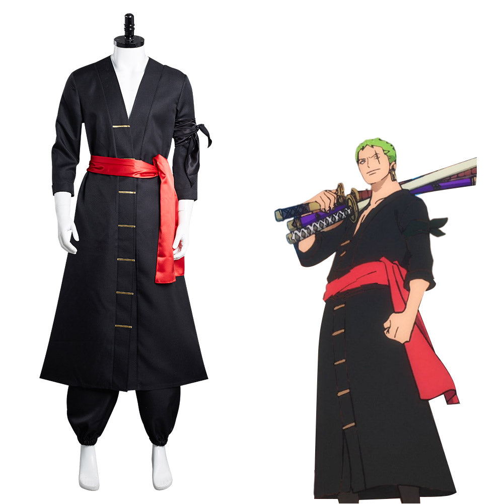 Piece Wano Country Monkey D. Luffy Cosplay Costume Kimono Outfits