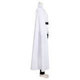 Jedi Knight  Halloween Carnival Suit Cosplay Costume Women White Uniform Outfits