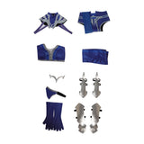 Mortal Kombat MK Kitana Outfits Cosplay Costume Halloween Carnival Party Suit