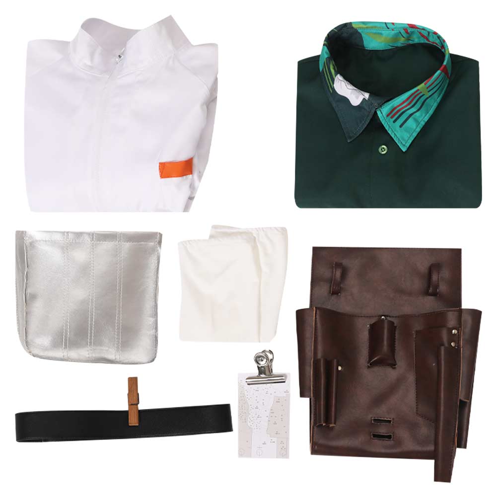 Back to the Future Doc Brown Cosplay Costume Men Jumpsuit Outfits Hall TrendsinCosplay Back to the Future Doc Brown Cosplay Costume Men Jumpsuit Outfits Hall TrendsinCosplay