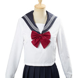 Summer Navy Sailor Suit Cosplay Top Skirt Outfit JK High School Uniform Class Uniform Students Clothing