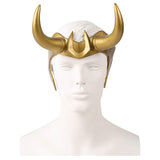 Loki PVC Cosplay  Headwear Headband Helmet Masquerade Halloween Party Costume Props