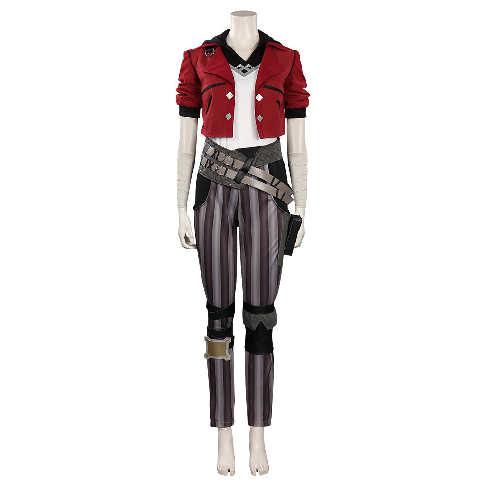 Pu Leather Leggings Anime Costumes for Women Red Faux Leather