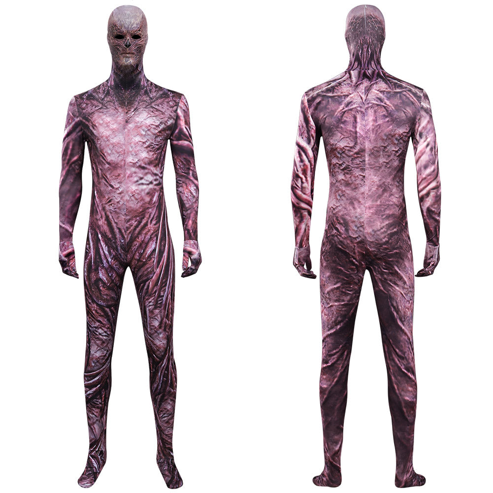 Stranger Things Season 4 Vecna Cosplay Costume Print Jumpsuit Outfits Halloween Carnival Suit