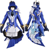 Game Genshin Impact Furina Focalors Outfits Halloween Carnival Cosplay Costume