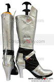 Fate Stay Night Saber Cosplay Boots Silver