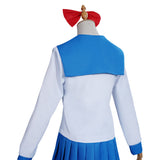 Poputepipikku Pop Team Epic Popuko Pipimi Halloween Carnival Suit Cosplay Costume Blue Uniform Skirt Outfits