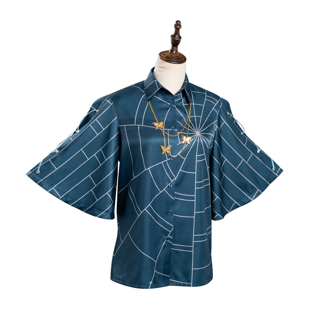 JoJo‘s Bizarre Adventure Stone Ocean Jolyne Cujoh Cosplay Long Sleeve Shirt Costume Halloween Carnival Suit Re-creation Design