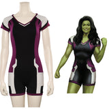She-Hulk Jennifer Walters Cosplay Costume Jumpsuit Outfits Halloween Carnival Suit