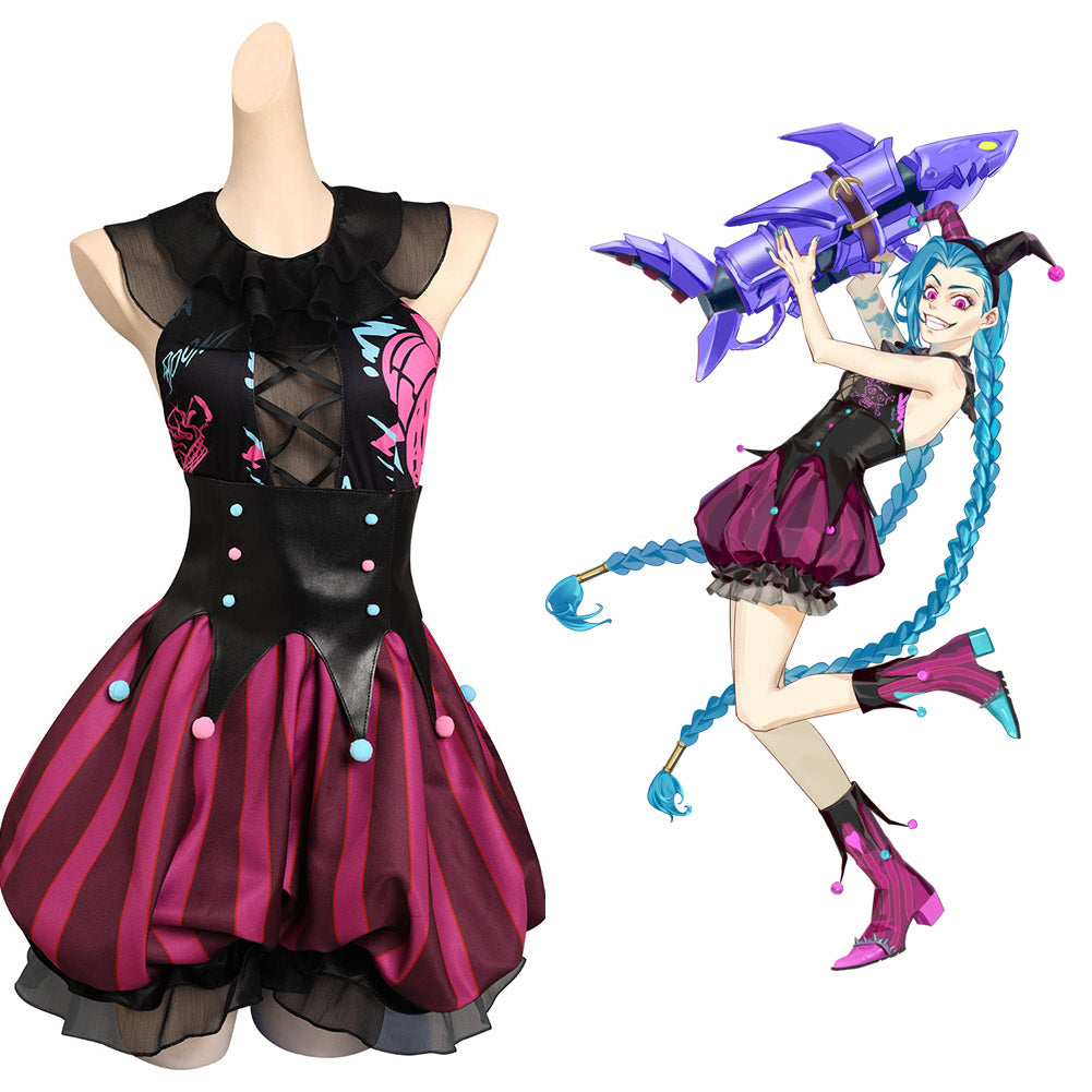 Jinx Outift Jinx Costume League Of Legends