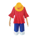 One Piece - Monkey D. Luffy Cosplay Costume Uniform Outfits Halloween Carnival Suit
