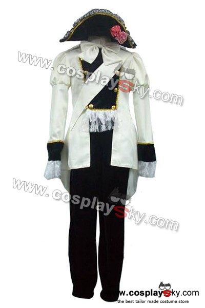 Axis Powers Hetalia Austria Female Cosplay Uniform Costume