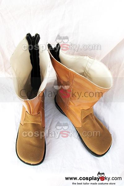 Final Fantasy 7 Aerith Cosplay Boots Brown
