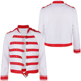 Freddie Mercury: The King of Queen Freddie Mercury Queen Cosplay Costume Halloween Carnival Suit