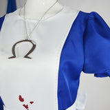 Game Alice: Madness Returns Alice Liddell Women Maid Dress Cosplay Costume Outfits Halloween Carnival Suit