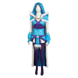 Game Dota 2 Crystal Maiden Women Blue Outfit Cosplay Costume Outfits Halloween Carnival Suit