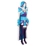 Game Dota 2 Crystal Maiden Women Blue Outfit Cosplay Costume Outfits Halloween Carnival Suit